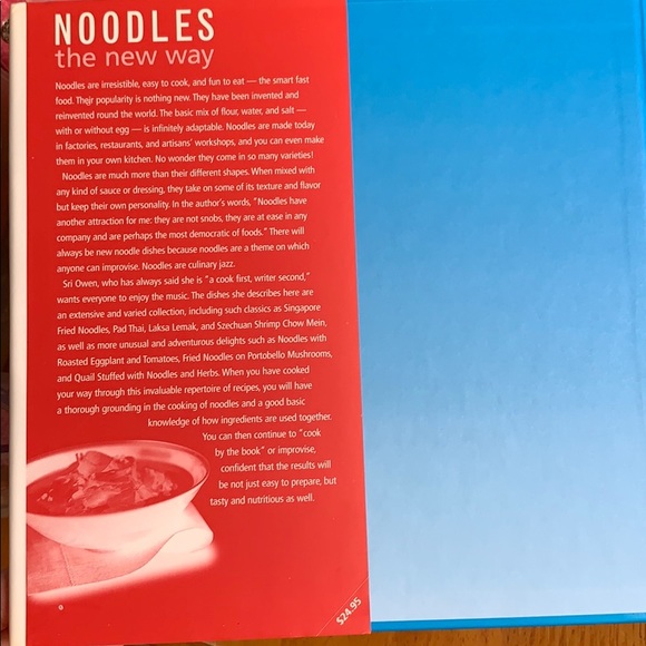 Noodles the new way cookbook (hardcover w/ sleeve) - Picture 2 of 3
